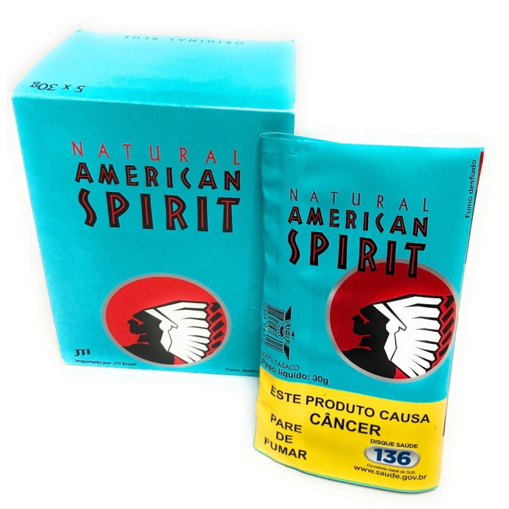 Tabaco Para Cigarro American Spirit 30g Blue Display C 5 Unid tabaco-para-cigarro-american-spirit-30g-blue-display-c-5-unid