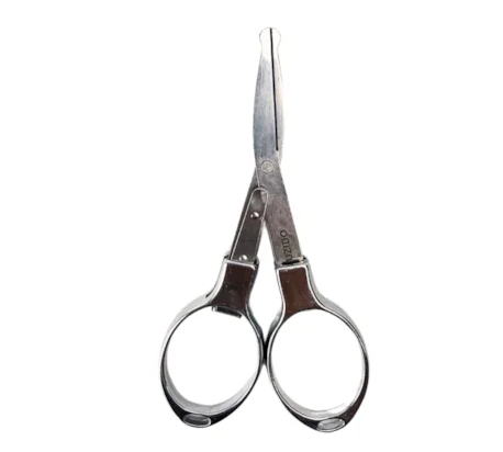 Tesoura Abduzido Flip Metal s/ Ponta - Silver