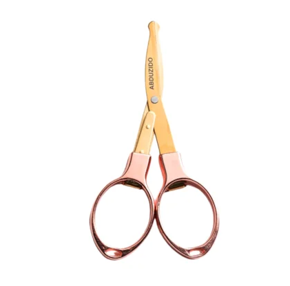 Tesoura Abduzido Flip Metal s/ Ponta - Rose/Gold