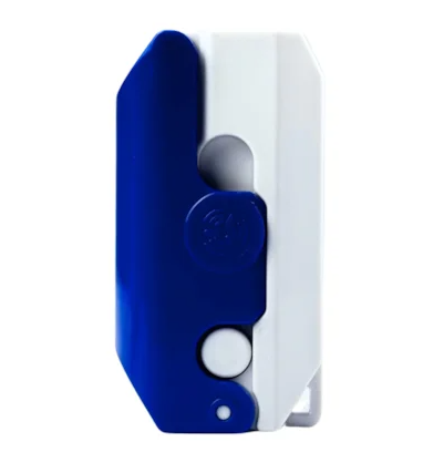 Isqueiro Maçarico Booster Flip Flop Azul/Branco