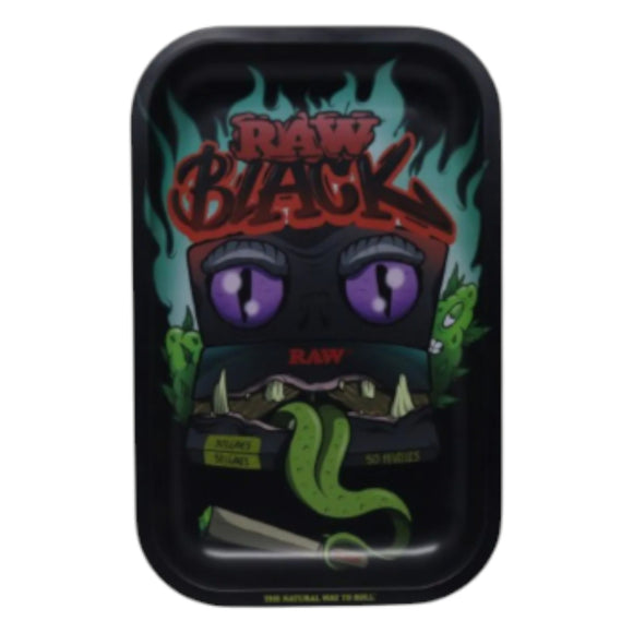 Bandeja De Metal RAW Média Black Monster