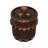 Dichavador Metal 4 partes Caveira/Erva TX0027 - TX0028