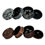 Dichavador Metal 4 partes Caveira/Erva TX0027 - TX0028