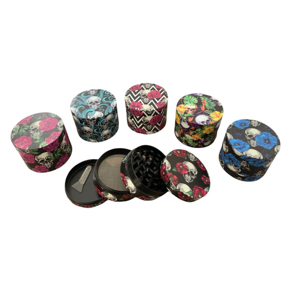 Dichavador Metal 4 partes Caveira MB204