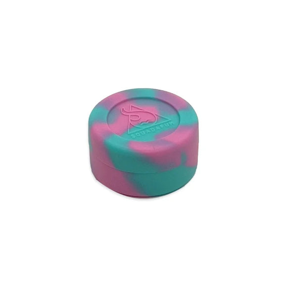 Container de Silicone Médio Squadafum 10ml - Rosa/Verde