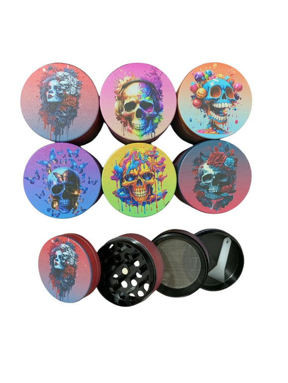 Dichavador de Metal 4 Partes Caveira SD018