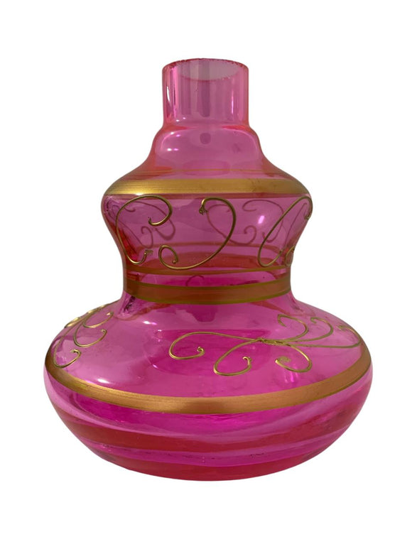 Vaso de Vidro p/ Narguilé 14cm HY0009