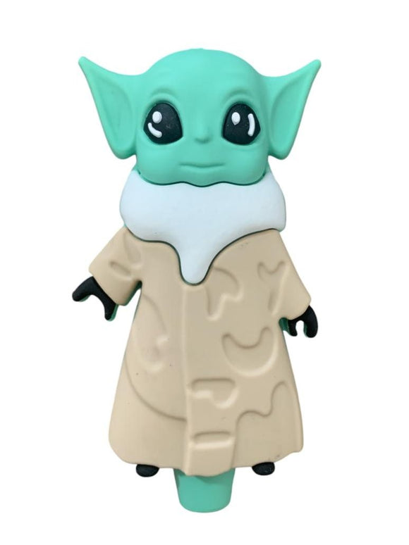 Cachimbo Pipe de Silicone Pequeno Yoda Stars Wars