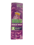 King Herbal Wrap Uva - Display com 25 unid.