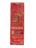 King Herbal Wrap Morango - Display com 25 unid.