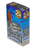 Blunt Wrap Double Platinum Blueberry - Display c/ 25 unid