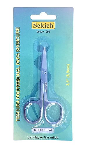 Tesoura Aço Inox Ponta Curva
