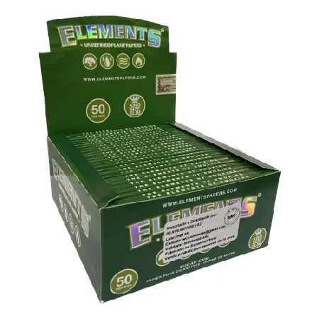 Seda Elements Green King Size Slim - Display com 50un