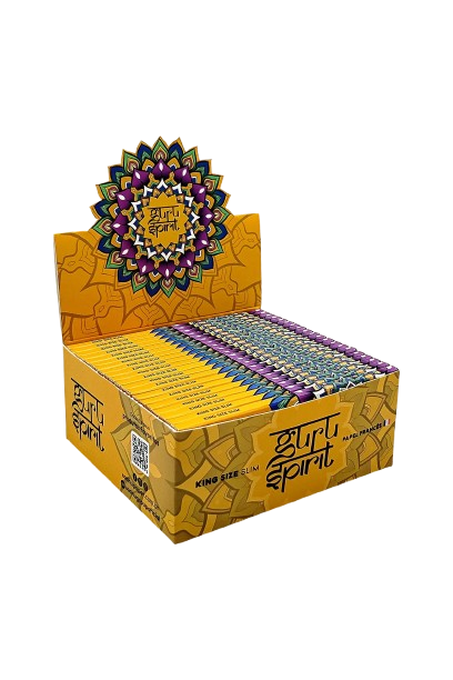 Seda de Papel Guru Spirit KS Slim - Display c/ 40 unidades