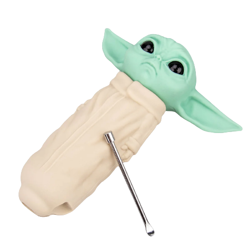 Cachimbo Pipe de Silicone Yoda Stars Wars