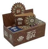 Piteira de Papel Guru Spirit Large Brown - Display c/ 20 unidades