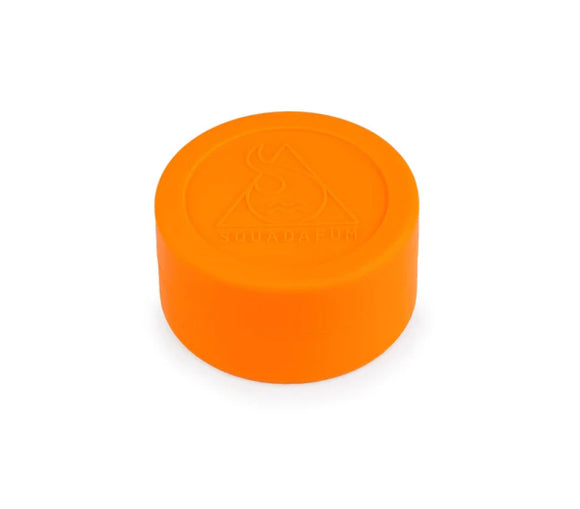 Container de Silicone Grande c/ Divisória Squadafum - Laranja