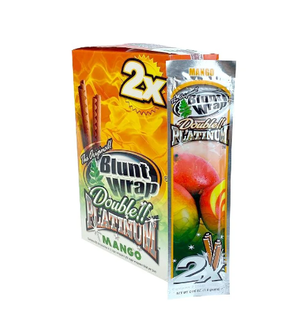 Blunt Wrap Double Platinum Manga - Display c/ 25 unid