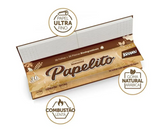Seda Papelito King Size Brown c/ Piteira - Display c/ 24 unid