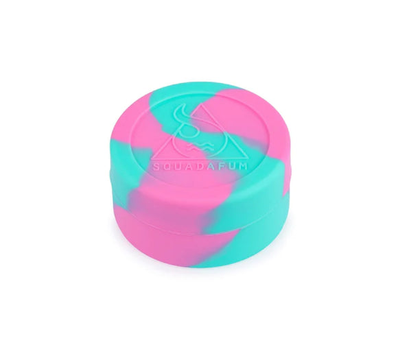 Container de Silicone Grande c/ Divisória Squadafum - Lilás e Azul
