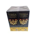 Tabaco Terra Tabak Enrolado na Seda Brown c/ Filtro (Display c/ 10 maços)