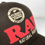 Boné Raw Marrom c/ Tela