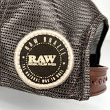 Boné Raw Marrom c/ Tela
