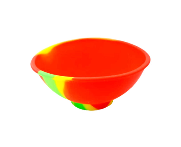 Cuia De Silicone Verde/Amarelo/Vermelho