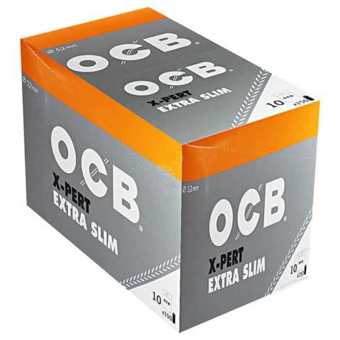 Filtro P/ Cigarro OCB X-Pert Extra Slim - Display com 10un