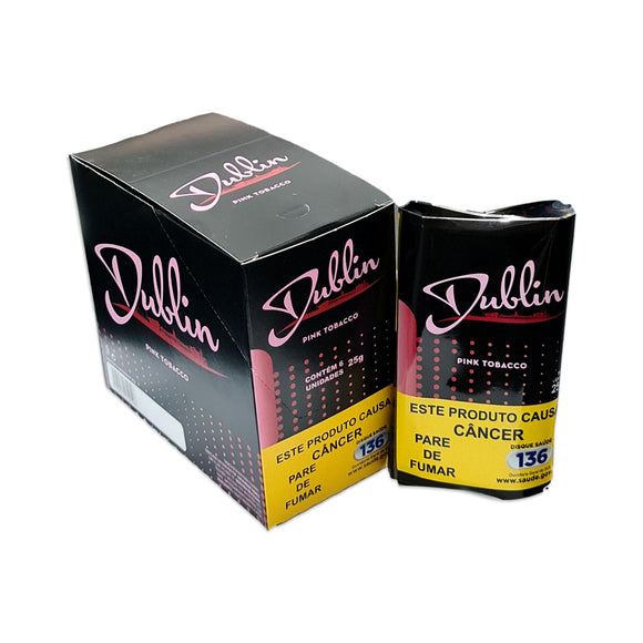 Tabaco Para Cigarro Dublin Pink (Tutti-Frutti) - Display c/ 6 unid