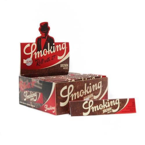 Seda Smoking Brown King Size - Display com 50