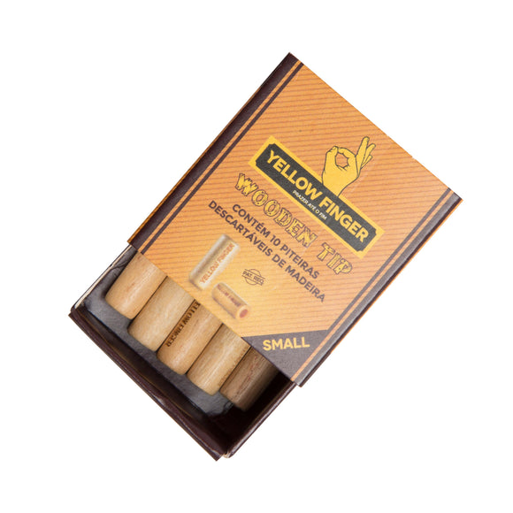 Piteira de Madeira Yellow Finger Small