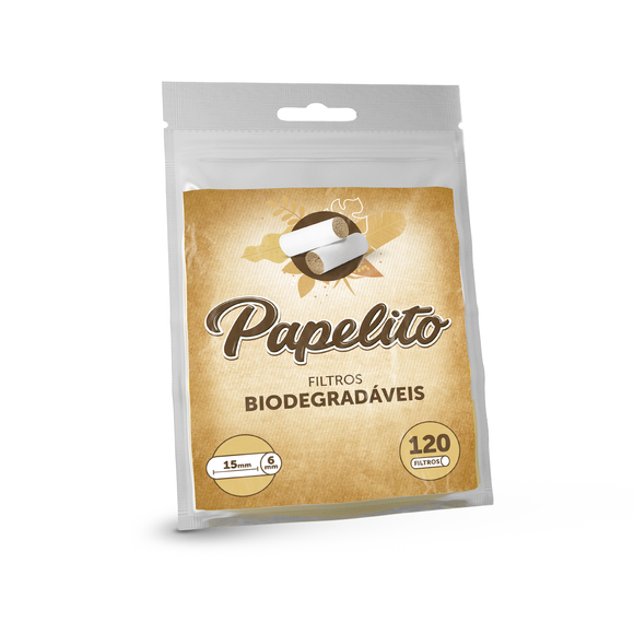 Filtro P/ Cigarro Papelito Bio 6mm (Bag c/ 120)