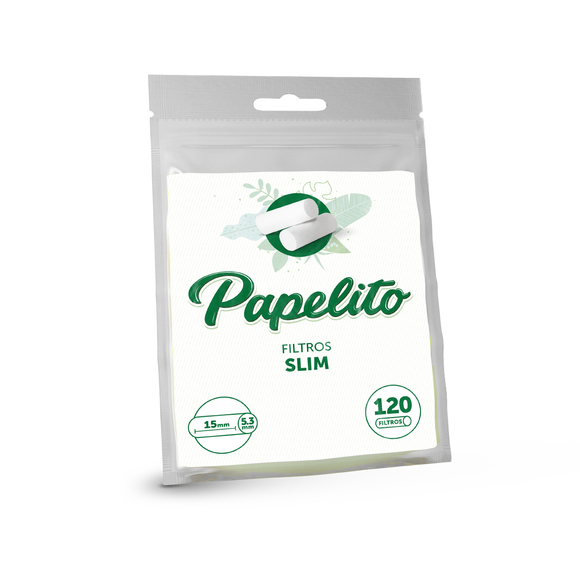 Filtro P/ Cigarro Papelito Slim 5,3mm (Bag c/ 120)