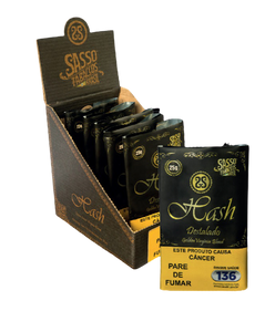 Tabaco Para Cigarro Sasso Hash/TAB Extra Suave Virginia Blend - Display c/ 10 unid.