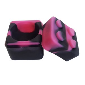 Container de Silicone Lego Mini Moon 3ml – Rosa/Preto