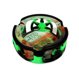 Cinzeiro De Vidro C/ Silicone Weed War SORTIDO