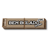 Seda Bem Bolado Brown Large King Size + Tips - Display com 24