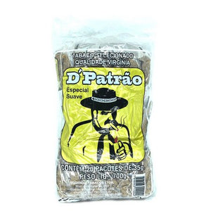 Tabaco Para Cigarro D'Patrão 35g - Pack c/ 20 unid