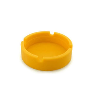 Cinzeiro Redondo de Silicone - Amarelo