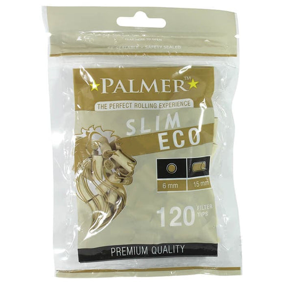 Filtro P/ Cigarro Palmer Slim 6mm Eco (Bag c/ 120)