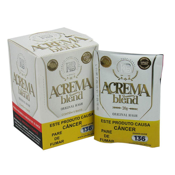 Tabaco Para Cigarro Acrema Blend 20g - Display c/ 5 bags