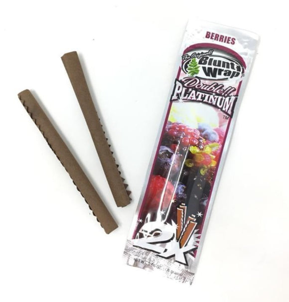 Blunt Wrap Double Platinum Berries