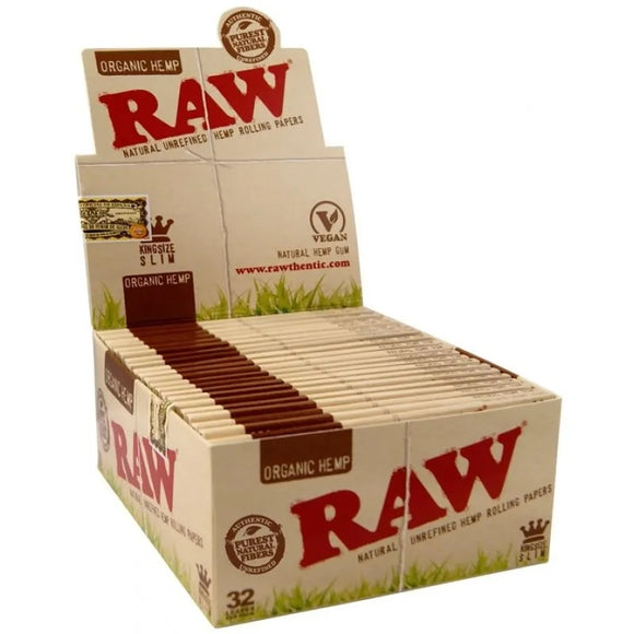 Seda Raw Organic King Size - Display com 50 Unidades