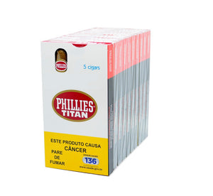 Charuto Phillies Titan Tradicional - Pack com 10 maços