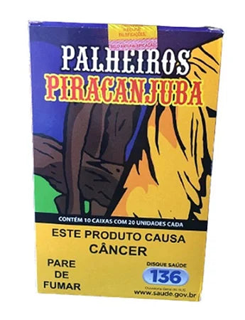 Palheiro Piracanjuba Tradicional - Display c/ 10 maços