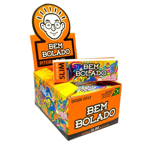 Caixa De Piteira De Papel Bem Bolado Slim (Cx c/ 24un)