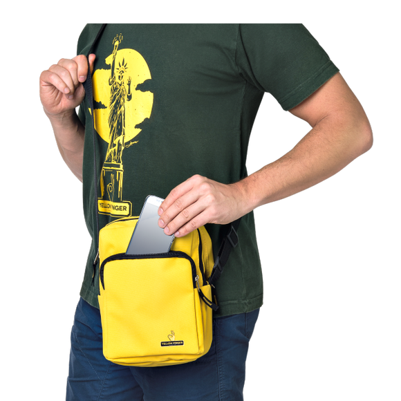 Shoulder Bag Secret Bag Yellow Finger - Amarela