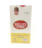 Charuto Phillies Titan Tradicional - Pack com 10 maços