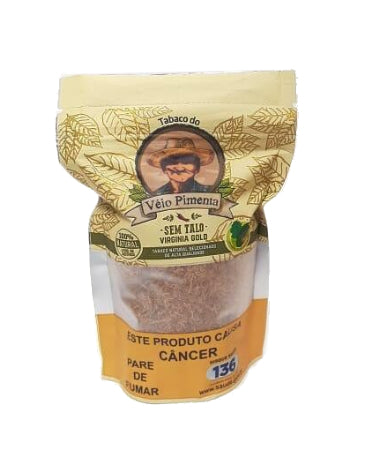 Tabaco Para Cigarro Véio Pimenta Destalado 50g (Unidade)